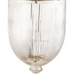 CDNY JUMBO PRISMATIC LANTERN: Fluted Glass Hanging Chandelier with Antique Brass Finish, 14" DIA, 33"H, 19.5 JAR - Image 2