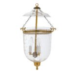 CDNY Medium MiniStar Cut Lantern Chandelier with star etched glass