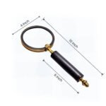 Classic Handheld Magnifying Glass with Wooden Handle - CDNY - Image 2