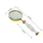Crystal-Clear Faceted Handle Magnifying Glass - CDNY - Image 2
