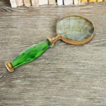 Elegant Green Faceted Handle Magnifying Glass - CDNY - Image 4