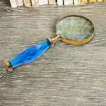 Sapphire Blue Faceted Handle Magnifying Glass - CDNY - Image 4