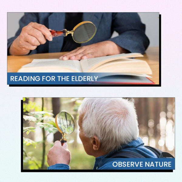 Amber Faceted Handle Magnifying Glass - CDNY - Image 5