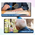 Sapphire Blue Faceted Handle Magnifying Glass - CDNY - Image 5