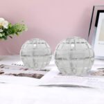 CDNY Square Cut Clear Faceted Crystal Ball - Image 2