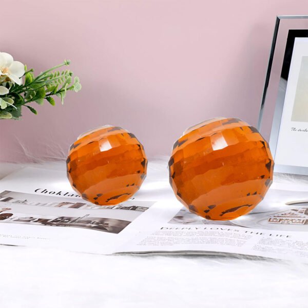 CDNY Thumbprint Amber Crystal Ball - Image 2