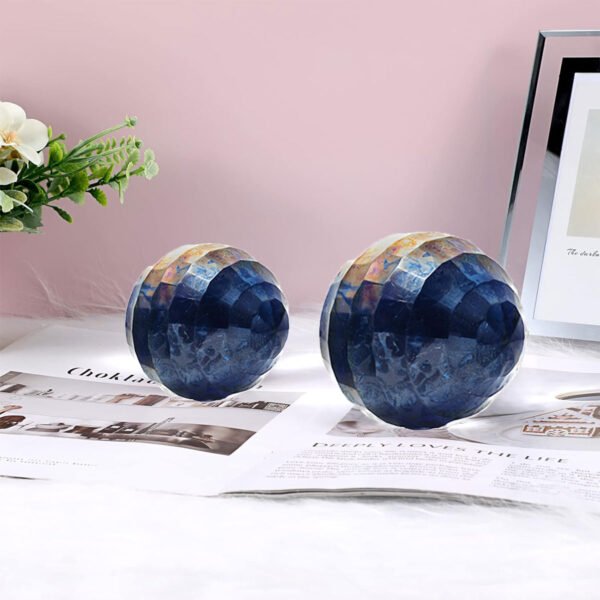 CDNY Thumbprint Aurora Faceted Crystal Ball - Image 2
