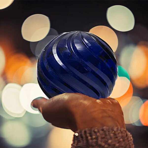 CDNY Swirl Blue Crystal Ball - Image 5