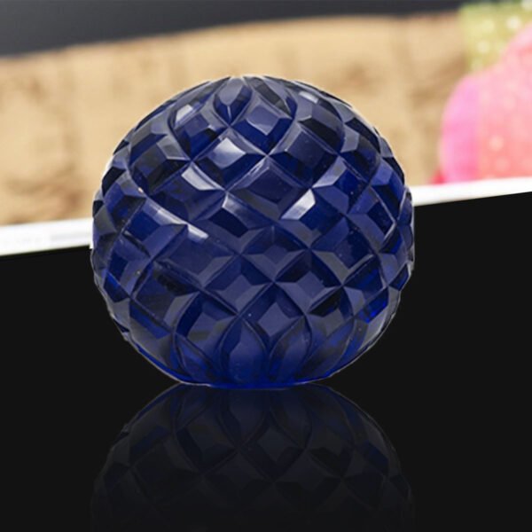 CDNY Diamond Cut Deep Blue Crystal Ball - Image 4