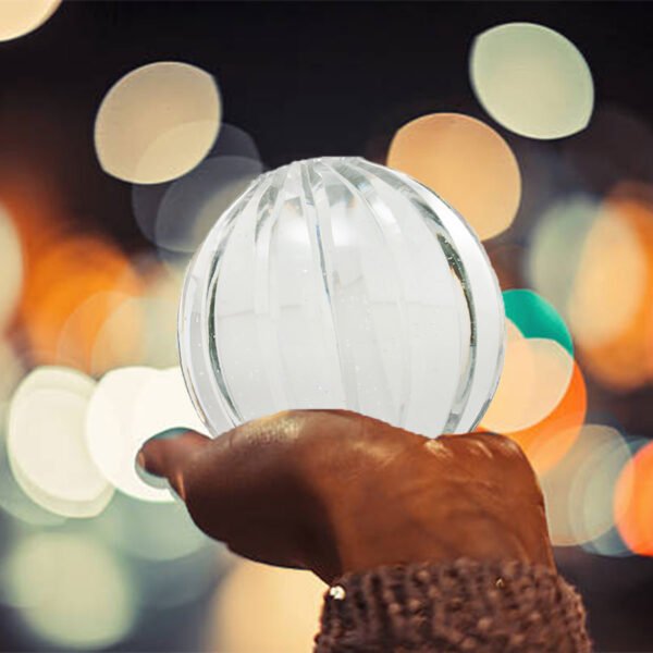 CDNY Melon-Cut Clear Crystal Ball - Image 4