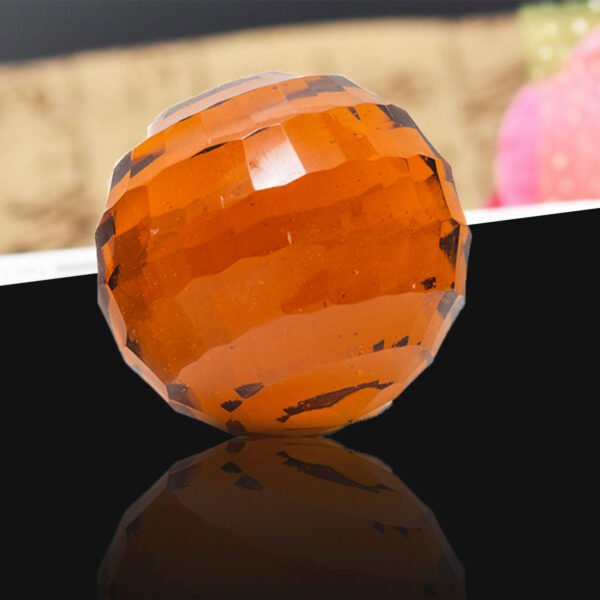 CDNY Thumbprint Amber Crystal Ball - Image 3