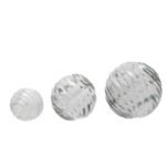CDNY Clear Swirled Crystal Ball