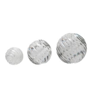 CDNY Clear Swirled Crystal Ball