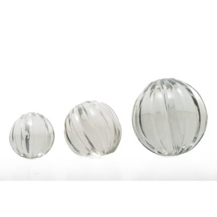 CDNY Melon-Cut Clear Crystal Ball