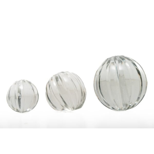 CDNY Melon-Cut Clear Crystal Ball