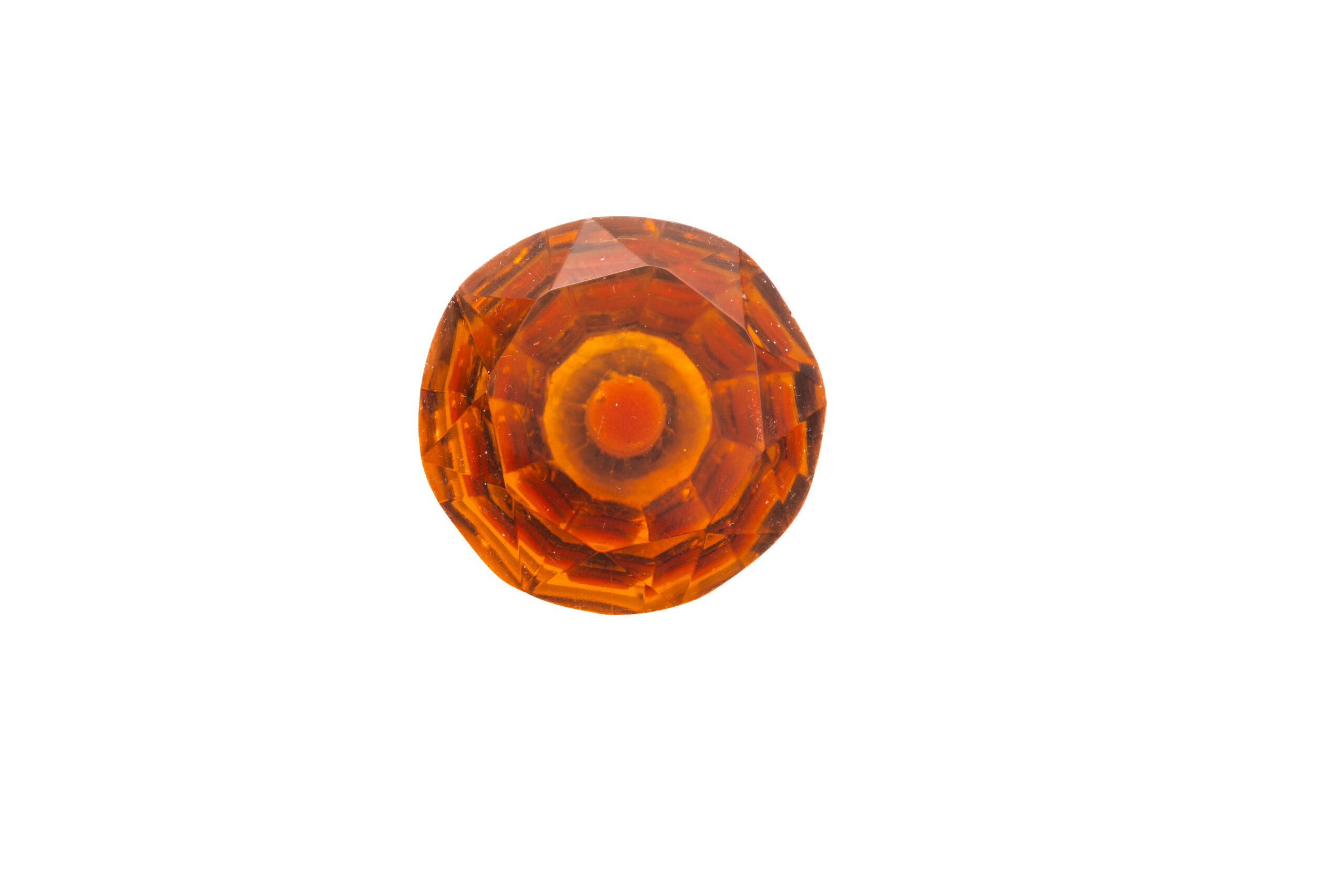 LG DIAMONDCUT AMBER GLASS KNOB , 2.5′ .19 lbs (Pack of 6)