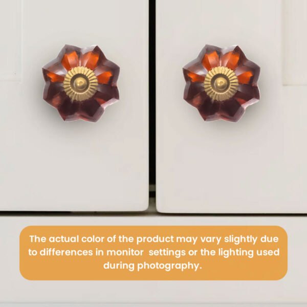 CDNY Faceted Glass Knobs (Set of 6) - Available in 7 Colors - Image 5